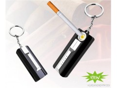 工厂直销新款正品 方形电子点烟器USB充电打火机防风打火机图1