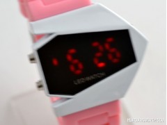 手表批发韩国LED果冻电子手表学生运动飞机表战斗手表LED手表情侣图1