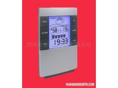 供应天气预报钟，天气预报万年历，气象钟，温湿度计，电子礼品图1