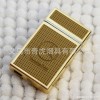 创金属翻盖车标环保电子点烟器 充电打火机 批发