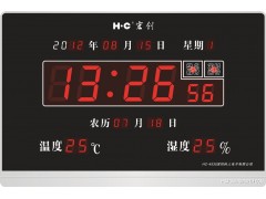 新款温湿度电子钟/自动显示年月日时分钟温度湿度图1