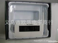 好时达写字板闹钟 留言板时钟 礼品钟 创意荧光板闹表 电子万年历图1