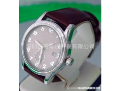 深圳手表货源，男女石英皮带手表，电子产品促销赠品手表图1