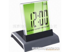 供应七彩时计 电子礼品 特色小闹钟 七彩时计 HSD110A图1