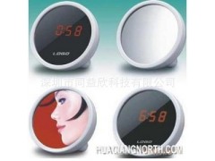 多色现货美人时计 万年历礼品闹钟 七彩大屏卡通儿童闹钟 电子钟图1