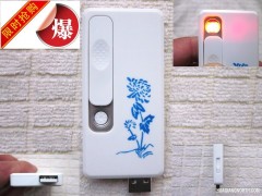 热销礼品  广告促销礼品  无线USB充电打火机  环保电子点烟器图1