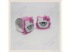 拍拍手表 儿童PVC啪啪表 kitty猫 卡通电子手表 来样定做图1