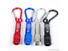 哥伦比亚 迷你led小手电筒 登山扣手电筒 手电 小 电子手电筒18g图1