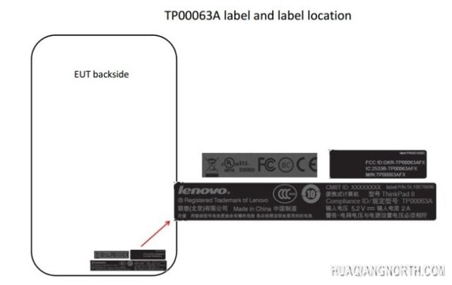 联想ThinkPad 8亮相FCC 一款神秘的平板