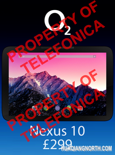传新一代Nexus 10将由LG代工 本月22日发布