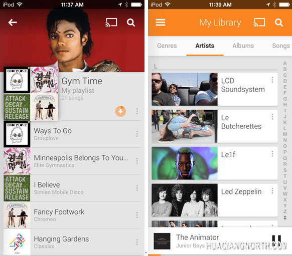 iOS版Google Music上架 首月全功能免费使用