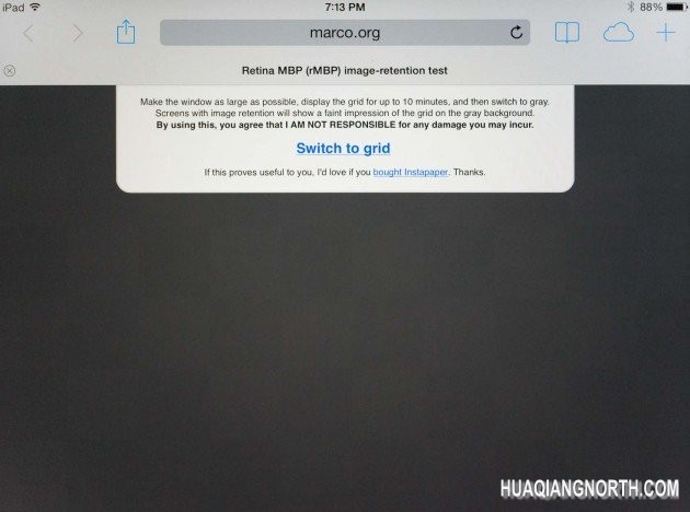 部分iPad mini出现图像滞留Bug