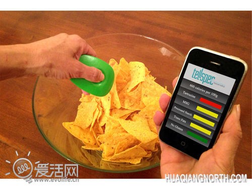 实时检测食物热量 “减肥神器”Tellspec传感器问世