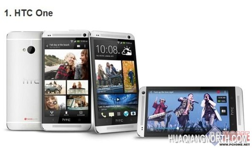 评年度最佳手机 HTC One夺冠傲视群雄