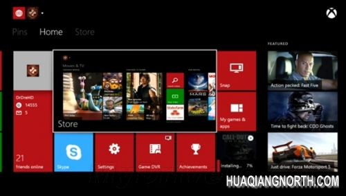 Xbox One细节大曝光、屏幕截图