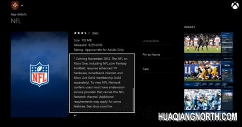 Xbox One细节大曝光、屏幕截图