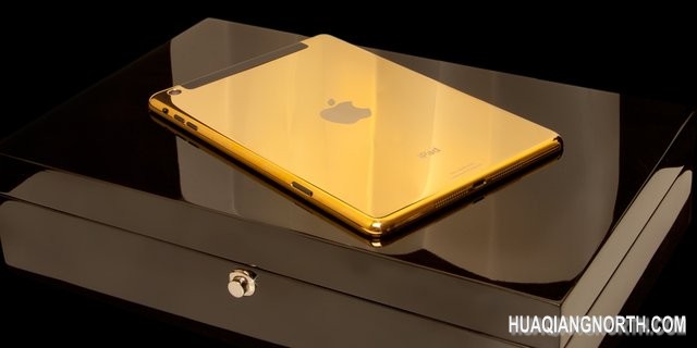 iPad Air和iPad Mini也有土豪版 24K纯金打造