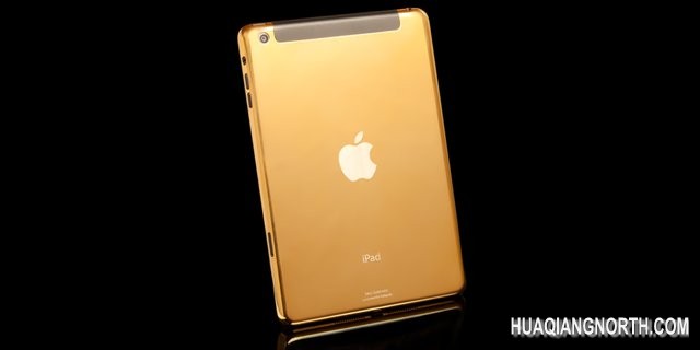 iPad Air和iPad Mini也有土豪版 24K纯金打造