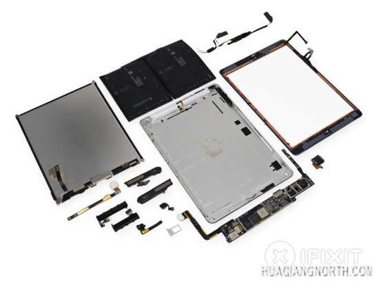 iPad Air真机拆解 做工精良维修难度高