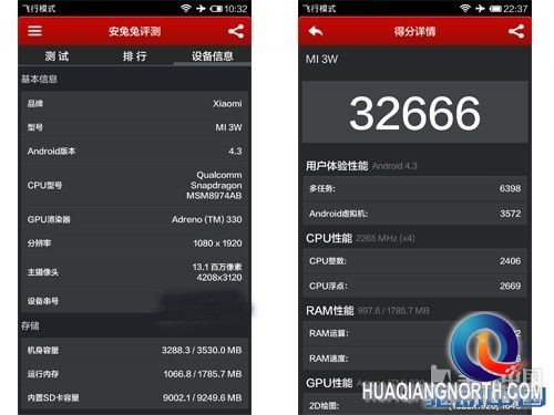 怎么这么低?骁龙800版小米手机3跑分曝光