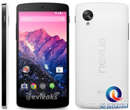 白色Nexus 5渲染图曝光 传11月1日发布