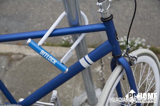 免除钥匙烦恼比特锁一样能锁好自行车