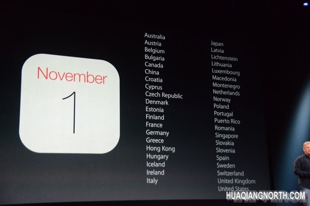 苹果发布iPad Air 429美元起售11月1日上市