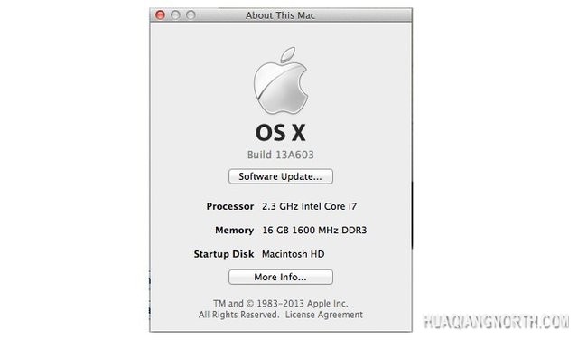 OS X Mavericks GM版悄然升级 正式版发布在即