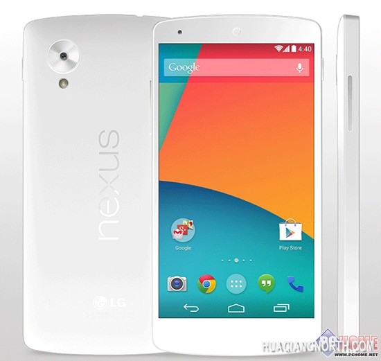 黑白两色经典 Nexus 5白色渲染图曝光