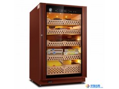 布尔道格 vc308神犬系列实木 古巴雪茄柜 恒温恒湿热管无级变频保湿柜智能恒温红酒柜上海图1
