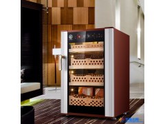 布尔道格小型恒温恒湿雪松木雪茄柜热管无级变频雪茄柜价格 保湿柜厂家直销恒温红酒柜图1