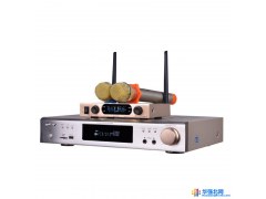 双诺 SA6308家庭影院5.1套装音响组合 家用功放KTV客厅电视音箱 5.1家庭影院六件套(带2个无线麦克风) 红木图1
