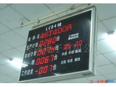 供应昊晟HS-LSX-SM双面流水线计划产量、实际产量实绩等信息显示屏图1