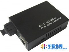 康海KH-6101 光纤收发器1个RS232/422/485 串口转光纤  收发器图1
