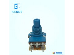 16mm带开关电位器 可调电位器 5脚塑胶柄  东莞生产直销 R1623S系列图1