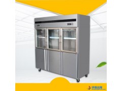 昌泰 厂家直销 六门冰柜 上玻璃下门大容量商用冰箱图1