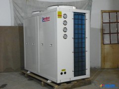 供应德隆牌 10匹8吨空气能中央热水机组 DL-100KRS宿舍节能热水工程 中央热水器&员工宿舍节能热水工程图1