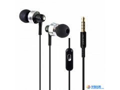 金指源创 HST-52耳机入耳式 带麦 耳机厂家 耳机批发（银色）图1