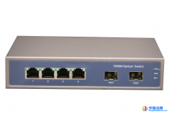 hasivo/海思视讯POE4208SFP 2光4电POE交换机 全千兆光纤POE交换机图1