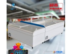 组合岛柜海鲜肉类冷冻柜超市食品展示柜冷柜水饺鱼丸牛肉卧式冰柜盟钻M-ZH855/855R图1