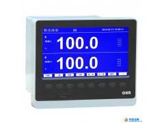 蓝屏无纸记录仪选OHR-H101B-X-X-A ！！多功能无纸记录仪图1