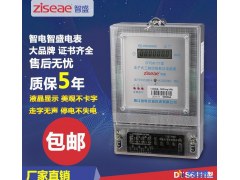 智盛  电子式三相四线有功电能表 厂用电表 三相电表 电度表三相电表380V 三相四线电表 DTS6111液晶 透明图1