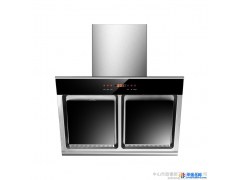 双电机四风轮  手动门抽油烟机图1