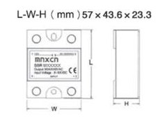 直销长新型铭新MXV48100固态调压器固态继电器图1