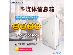 弱电配电箱家用多媒体信息箱集线箱光纤入户箱布线箱300*400*100图1