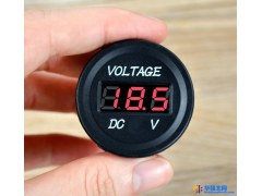 数字式汽车电瓶电压表 直流LED数显12V 摩托车车载电压表检测仪图1