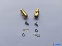 中玮1018接线柱铜镀金色,性能良好,品质保证图1