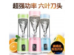 维尤特 榨汁杯 厂家直销USB榨汁机玻璃迷你水果便携电动果汁杯榨汁杯创意礼品电动迷你维尤特榨汁机家用便携多功能水果榨汁杯图1