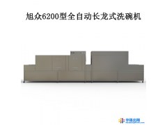 山东学校用全自动洗碗机XZ-6200型长龙式洗碗机餐盘斜插式2人即可操作图1