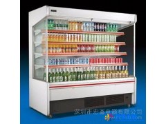供应宏富宝HG－2000AY风幕柜、超市冷柜、牛奶展示柜，立式冷藏柜图1